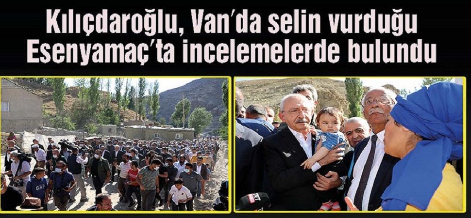 CHP Genel Başkanı Kılıçdaroğlu Başkale de
