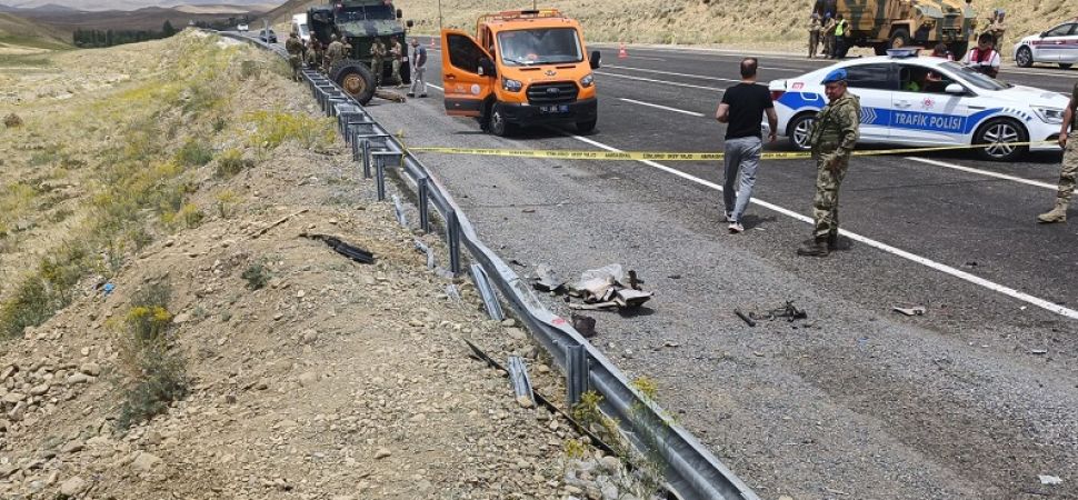 Van Başkale karayolunda kaza 1 ölü 12 yaralı