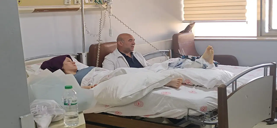 Müdür Aras\'tan Başkale de kaza geçirenlere ziyaret