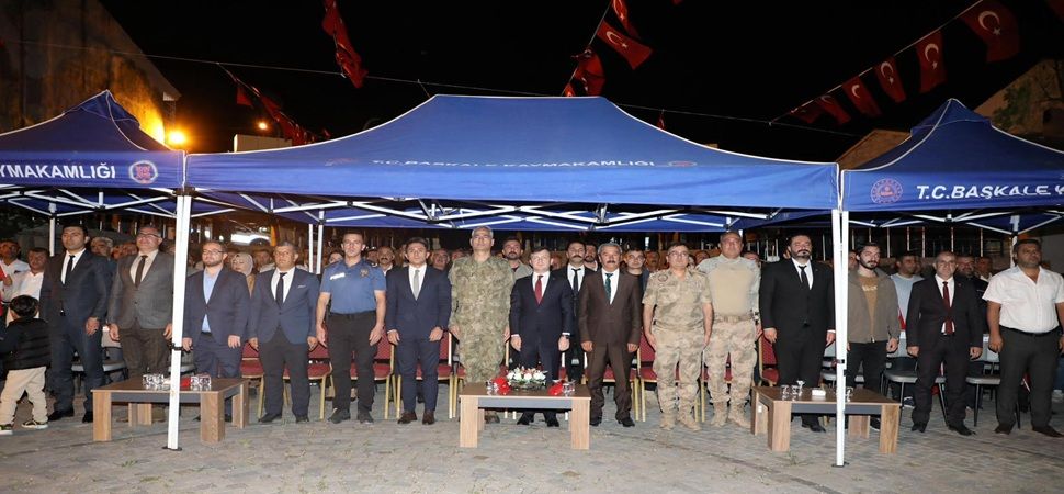 Başkale’de 15 Temmuz Şehitlerini Anma, Demokrasi ve Milli Birlik Günü kutlandı