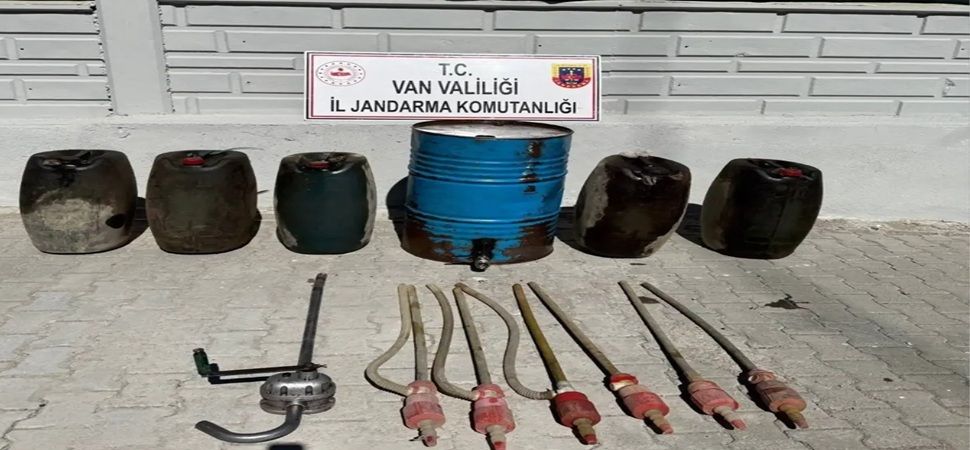 Başkale’de kaçak akaryakıt ele geçirildi