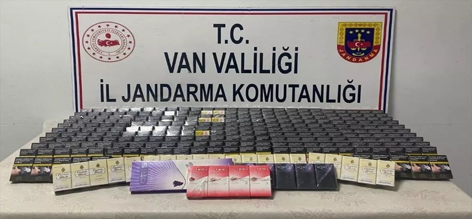 Başkale\'de Kaçak Sigara Ele Geçirildi