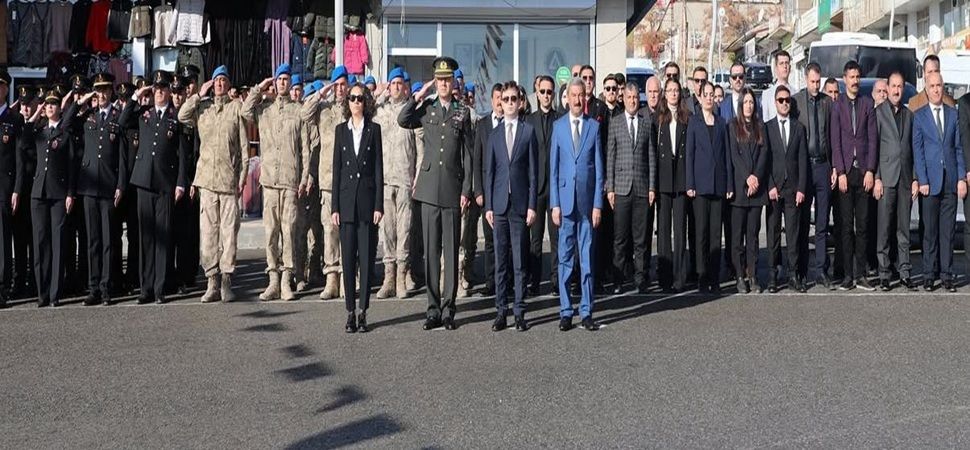 Başkale\'de 10 Kasım Atatürk\'ü Anma Günü kutlandı