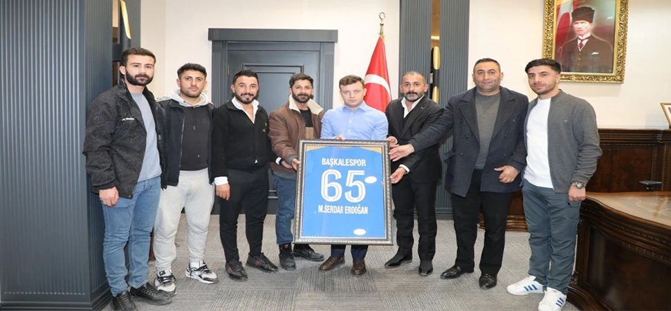 Başkalespor yönetimi, Kaymakam Erdoğan’a Ziyarette Bulundu