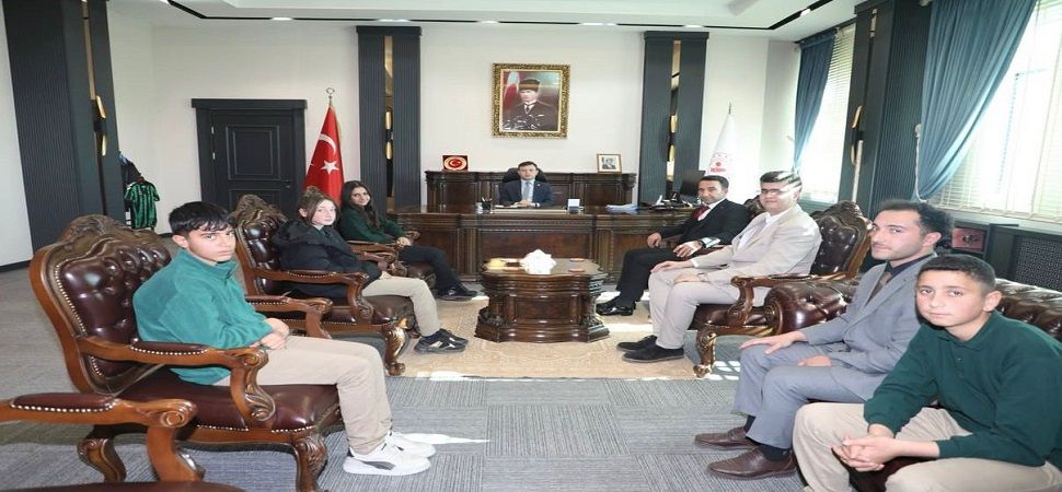 Kaymakam Erdoğan, ÇEDES Projesi Kapsamında öğrencileri kabul etti