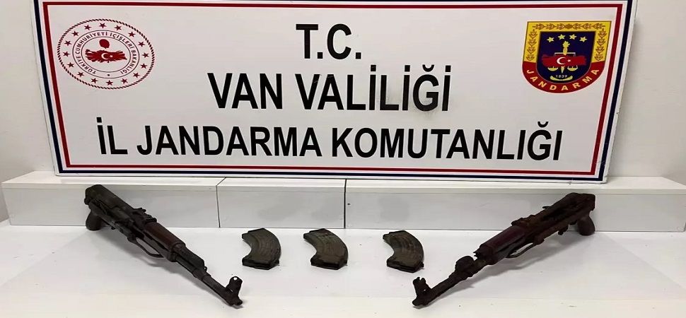 Başkale\'de silah ele geçirildi