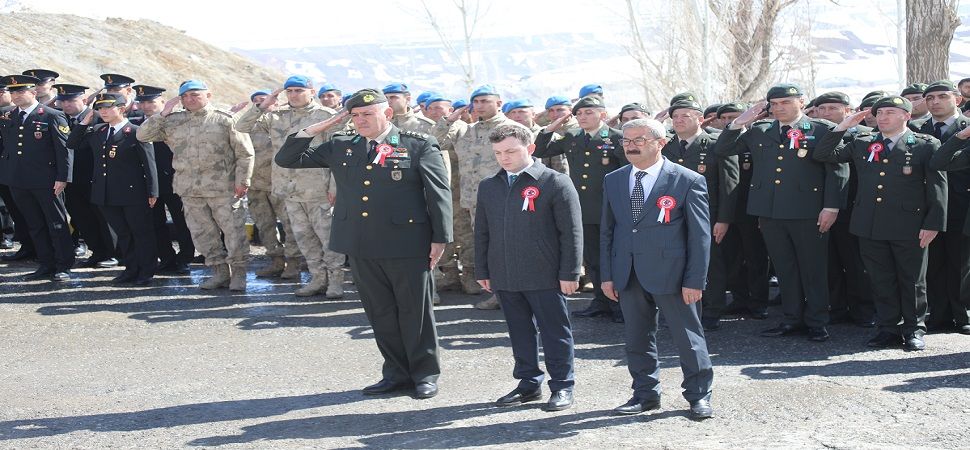 Başkale\'de 18 Mart Çanakkale Zaferi ve Şehitleri Anma Günü kutlandı