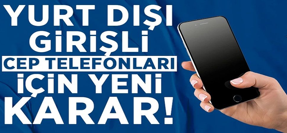 Yurt dışından gelen elektronik cihazların bandrol bedelleri belli oldu