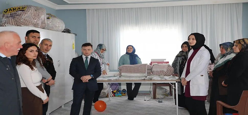 Kaymakam Erdoğan\'dan Aile Destek Merkezilerine ziyareti