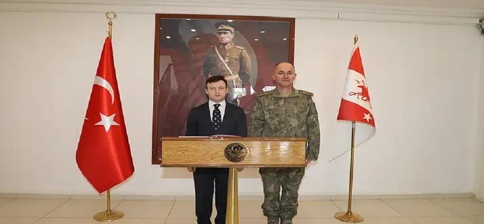 Kaymakam Erdoğan'dan Tugay Komutanı Şen'e ziyaret