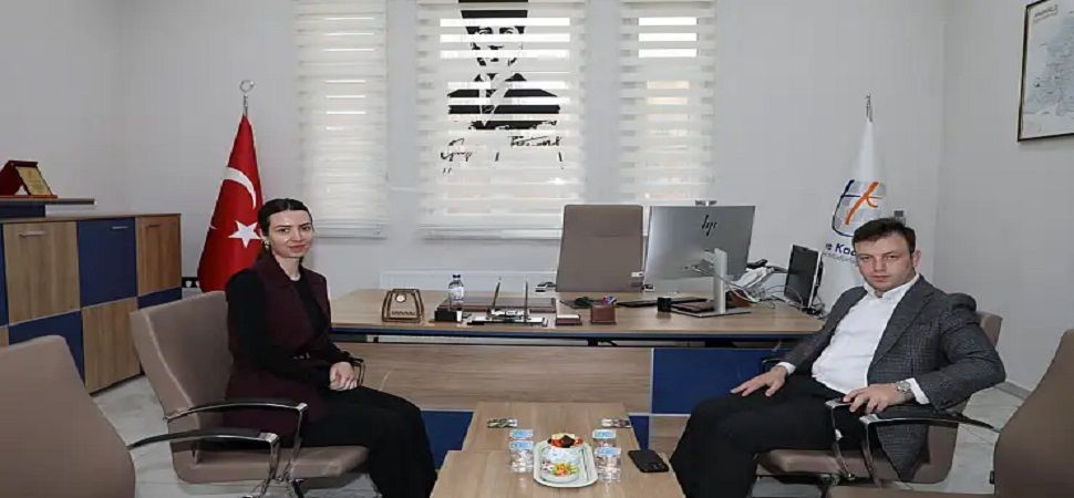 Kaymakam Erdoğan'dan Müdür Çolak'a hayırlı olsun ziyareti