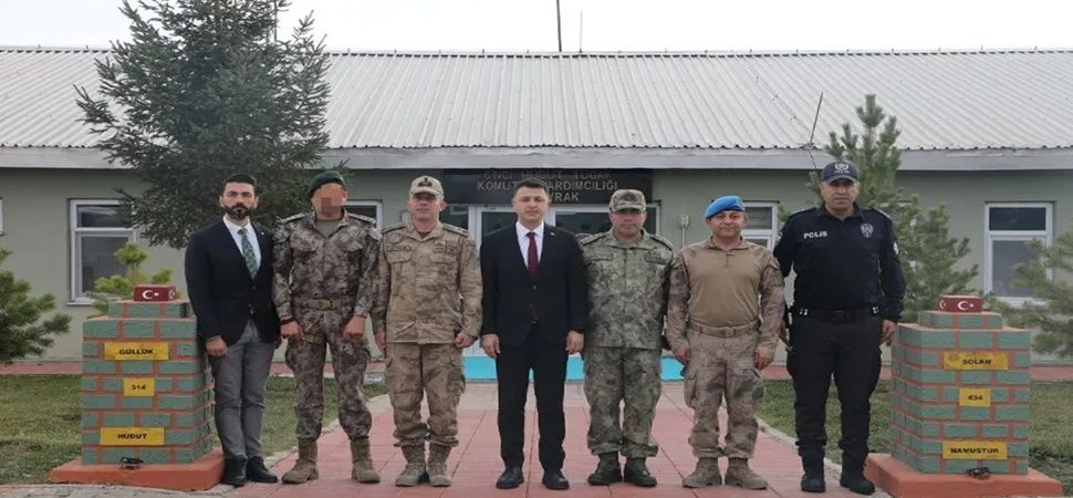 Kaymakam Ramazan Cihangir\'den Hudut Tugay Komutan Yardımcısına Ziyaret