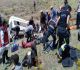 Kaçak göçmen taşıyan minibüs takla attı 15 ölü 49 yaralı.