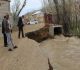 Başkale’de Mahalleyi Sel Suları Bastı