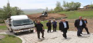 Başkale'de yeni yapılacak cami çalışmaları