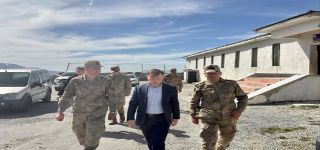 Kaymakam Erdoğan'dan Güzeldere Jandarma karakoluna ziyaret
