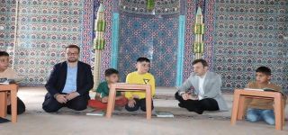 Kaymakam Erdoğan’dan yaz Kur'an Kursu'na ziyaret