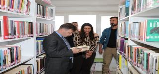 Kaymakam Erdoğan’dan kütüphane ziyareti