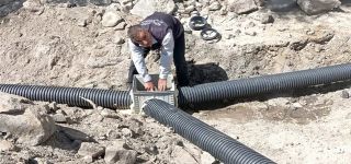 Başkale Yavuzlar Mahallesi'nde altyapı çalışması