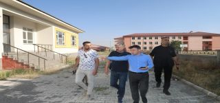 Başkale Kaymakamı Erdoğan Okul İnşaatlarını Ziyaret Etti