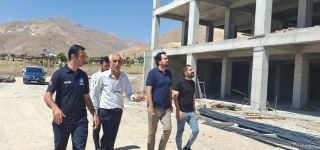 Başkale'de yeni yapılan devlet hastanesine inceleme
