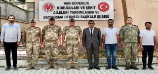Jandarma Komutanı Avkıran'dan Şehit Aileleri Derneği'ne ziyaret