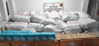 Başkale 'de gümrük kaçağı malzeme ele geçirildi