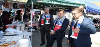 Başkale'de Filistin'e destek etkinliği düzenlendi
