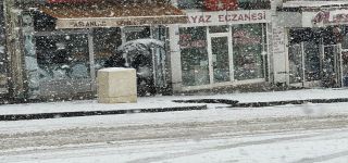 Başkale de kar yağışı etkili oldu
