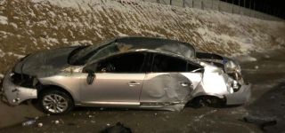 Maç'tan dönen hakemler kaza yaptı: 4 yaralı