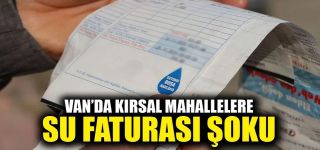 Başkale' Albayrak Mahallesi’nde su faturası krizi