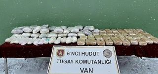 Başkale hudut hattında uyuşturucu ele geçirildi