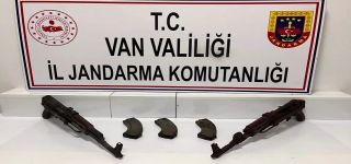 Başkale'de silah ele geçirildi