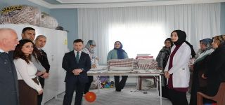 Kaymakam Erdoğan'dan Aile Destek Merkezilerine ziyareti