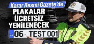 Yetkili kuruluş tarafından basılan APP plakalar ücretsiz yenilenecek 