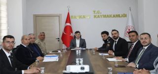 Başkale’de haftalık okul güvenliği toplantısı yapıldı