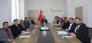 Başkale'de ilçe idare şube başkanları toplantısı yapıldı