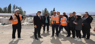 Başkale Devlet Hastanesi inşaatında çalışmalar sürüyor