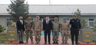 Kaymakam Ramazan Cihangir'den Hudut Tugay Komutan Yardımcısına Ziyaret